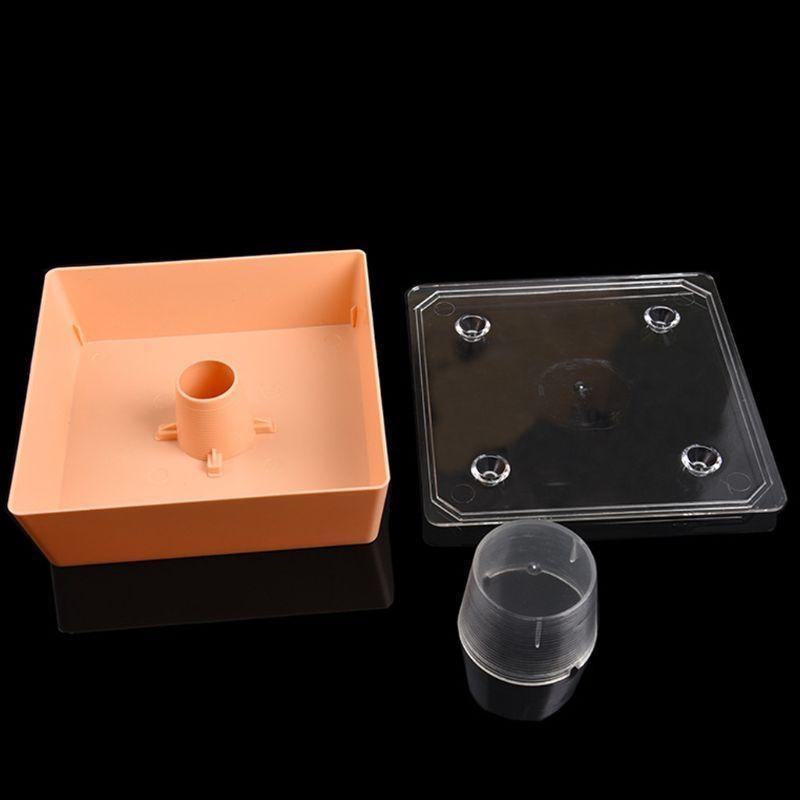 Beekeeping Feeder Honey Plastic Square Feeding Drinking Waterer Watering