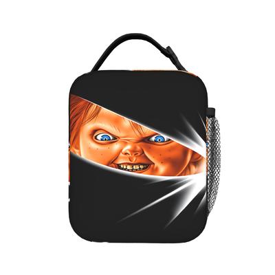 Good Guys Lunch Bag Child Doll Chuckys Travel Lunch Box For Men Fun Custom Thermal Tote Handbags Waterproof Portable Bag