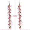 Artificial Tulip Vine with Leaves Pink Plastic 160cm for Wedding Party Holiday Home Office Decorations Outdoor Use