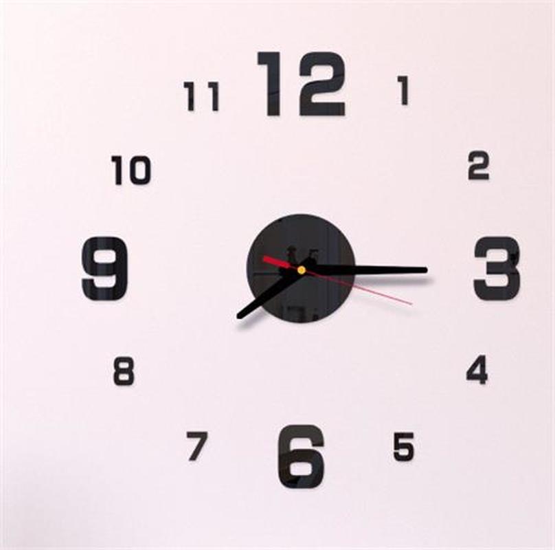 3D Acrylic Wall Clock Sticker