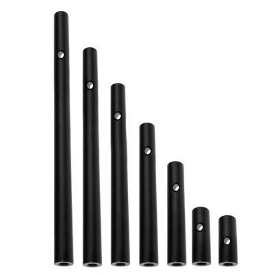 Double 1/4-20 Internal Thread Camera Connector Rod Lightweight Metal Extension Stick Adapter for DSLR Tripod Arm Clamp