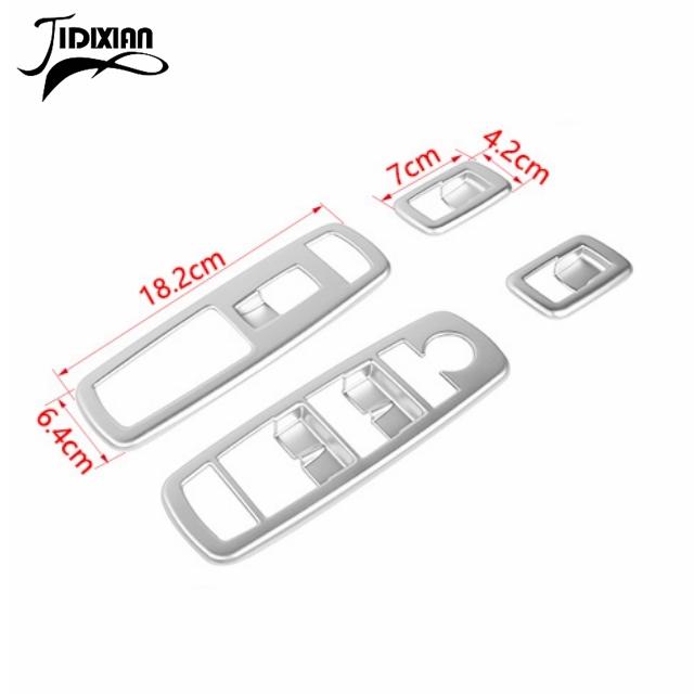 

Внутреннее окно автомобиля, кнопка переключателя подъема окна, декоративная панель, наклейки для Dodge Charger Durango 2011-2022 для Dodge RAM A silver
