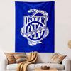 "Inter Logo with Snake on Blue Background" Patterned Tapestry Decorative Wall Hanging, Home Bedroom Living Room Decor