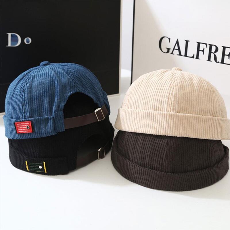 Damen lässiger Kitsch-Stimmung Cord-Hut