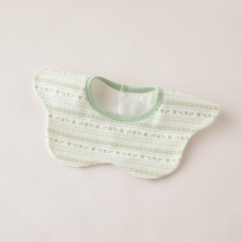 Baby Bibs 360 Rotating Cotton TPU Waterproof Drool Bib Newborns Infants 0-12 Months Soft Absorbent Feeding
