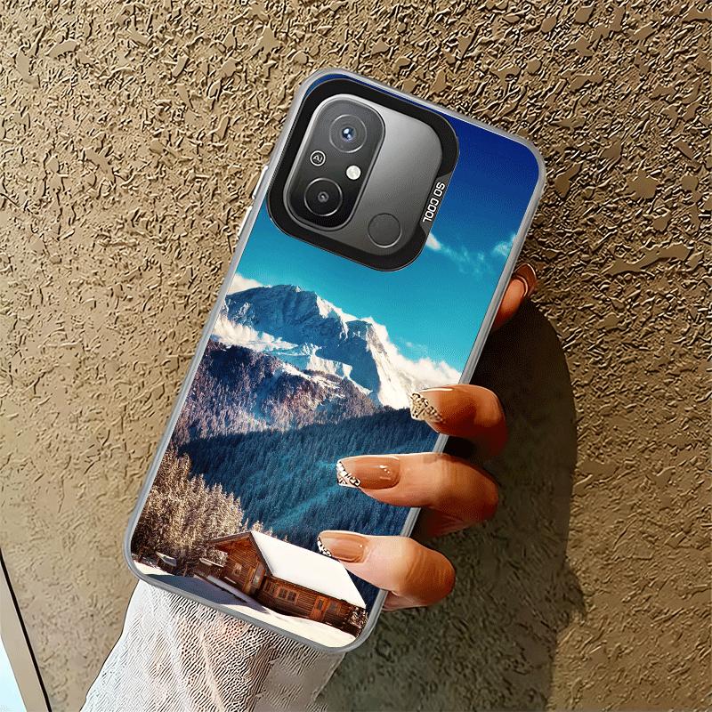 Mountain Peaks Landscape Shockproof Phone Case for Xiaomi Poco X7 X6 X5 X3 Pro F7 Ultra M8 Redmi 15C 15 14C 13C 12C 10C 13 12 10