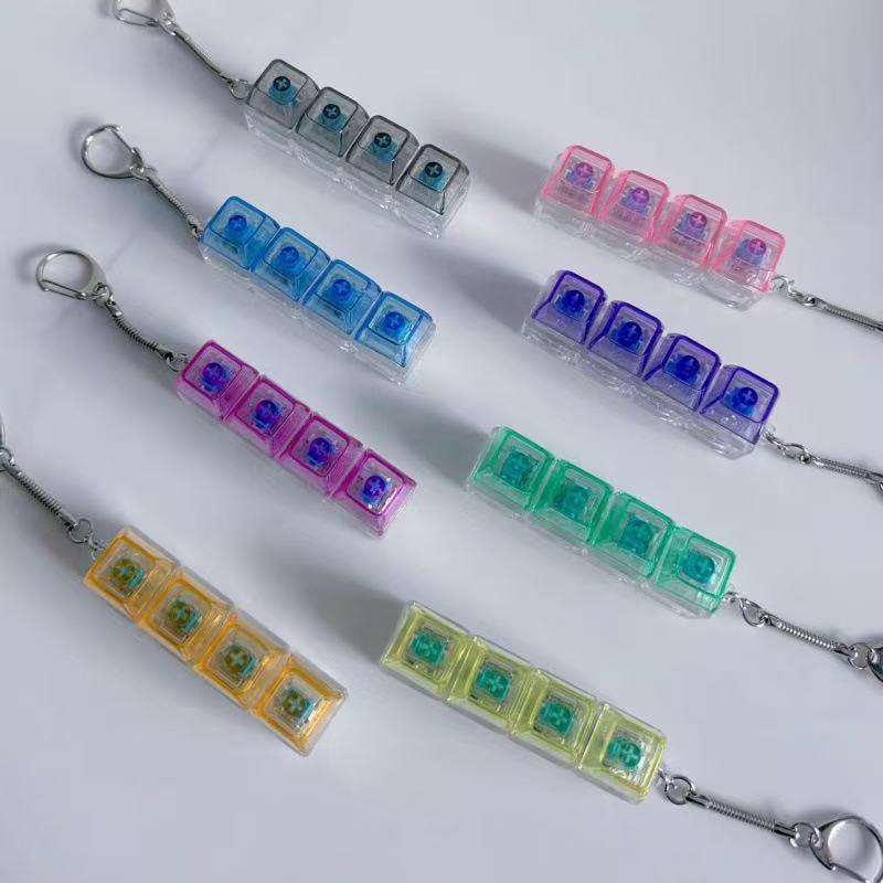 Macaron Color Creative Decompression Keychain Pendant - Educational Bestseller Toy