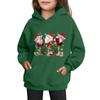 Sweatshirts For Teen Girls Hoodies Long Sleeve Drawstring Pullover Cute Printed Oversized Hoodie Christmas