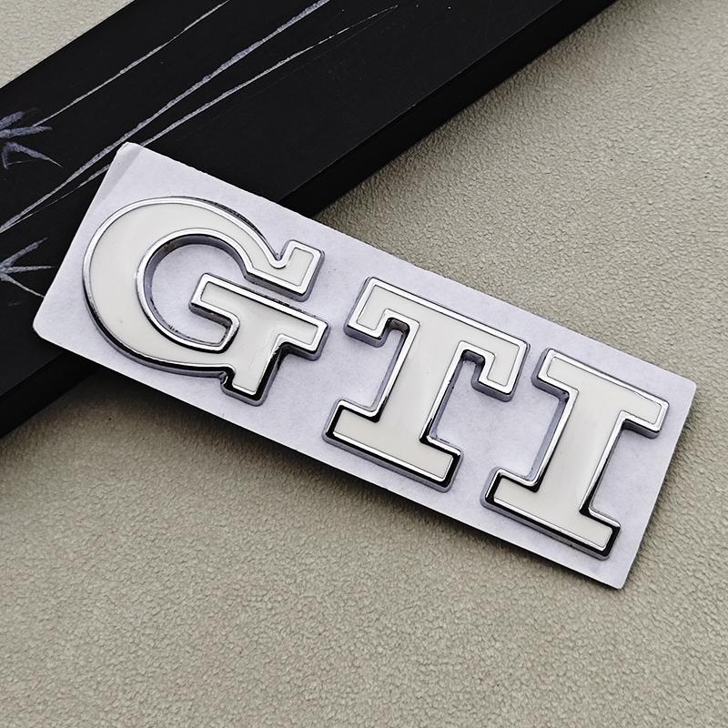 Pro VW VOLKSWAGEN 2026 Nové 3D kovové logo Znak GTI Písmena Odznak na zadní kufr auta Pro Volkswagen VW Golf 4 5 6 7 7.5 MK4 MK5 MK6