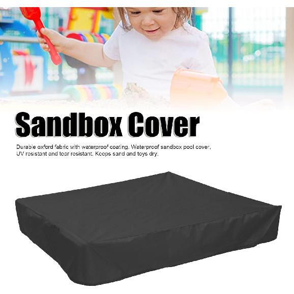 Sandbox Cover Pool Sandpit Cover Sandbox Cover with Drawstring for Square Cloth Canopy Swim Pool Cover Covers (180X180cm)