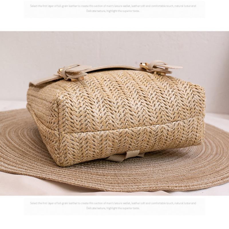 Rucsac, Geantă de damă, Rucsac de capacitate mare, Geantă țesută, Rucsac simplu