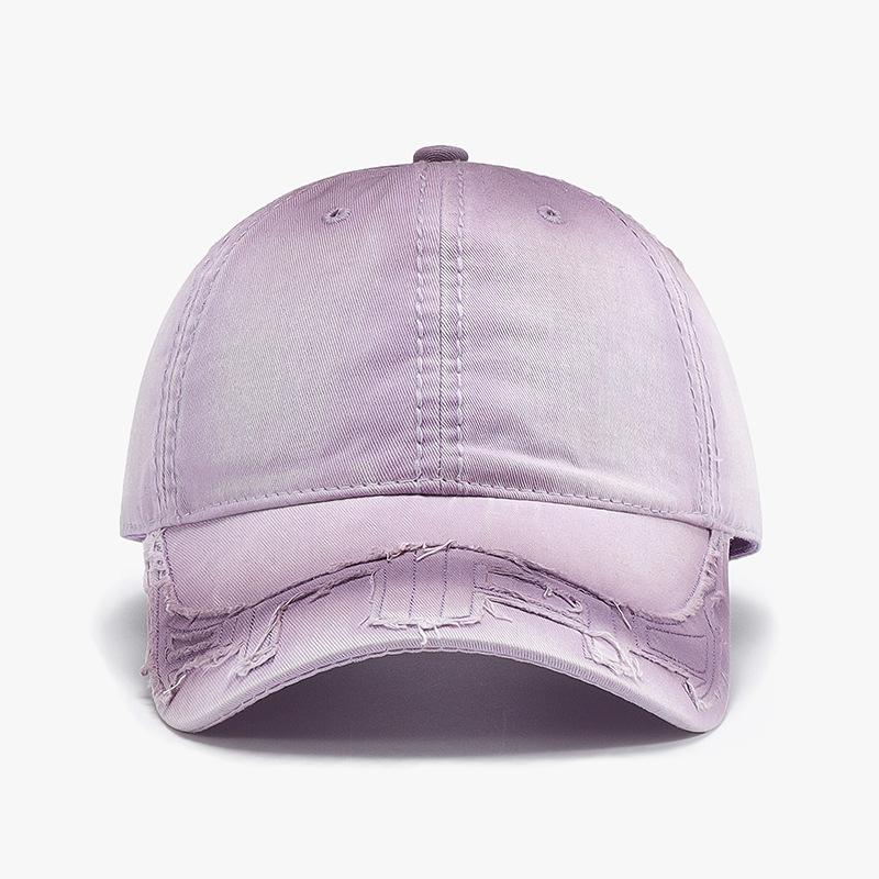 New American Washed Old Baseball Hat For Men And Women, Wide Brim, Big Face, Small Peaked Cap For Men And Women, Versatile Trend