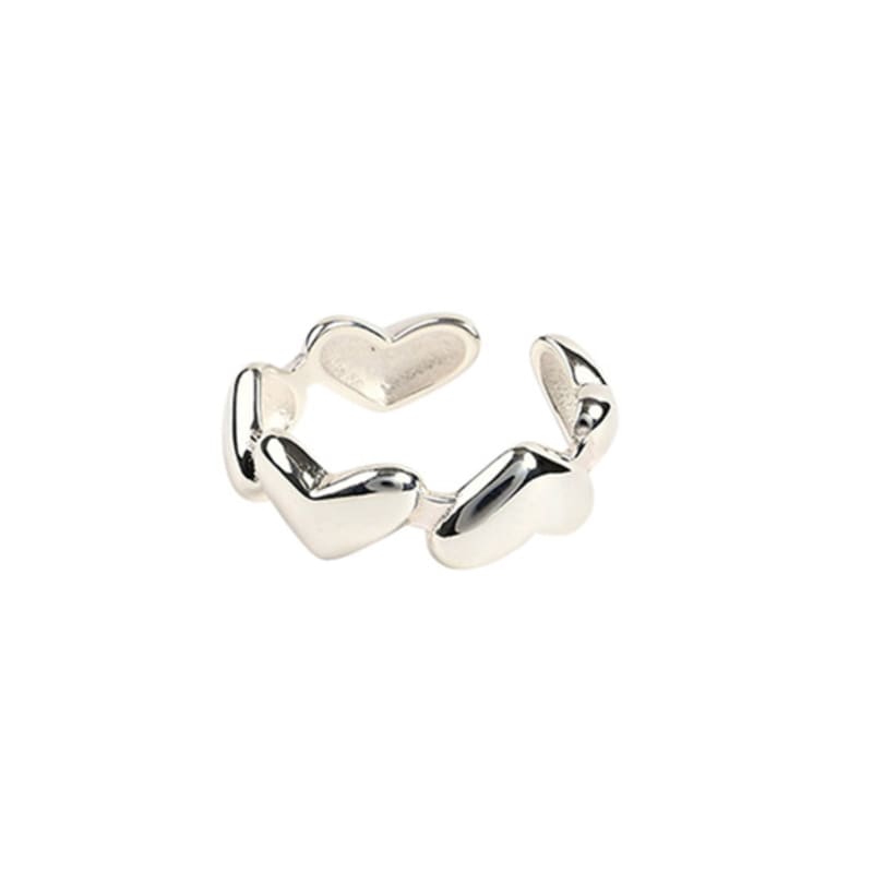 LAYERMOOD 24 mini heart ring-silver925