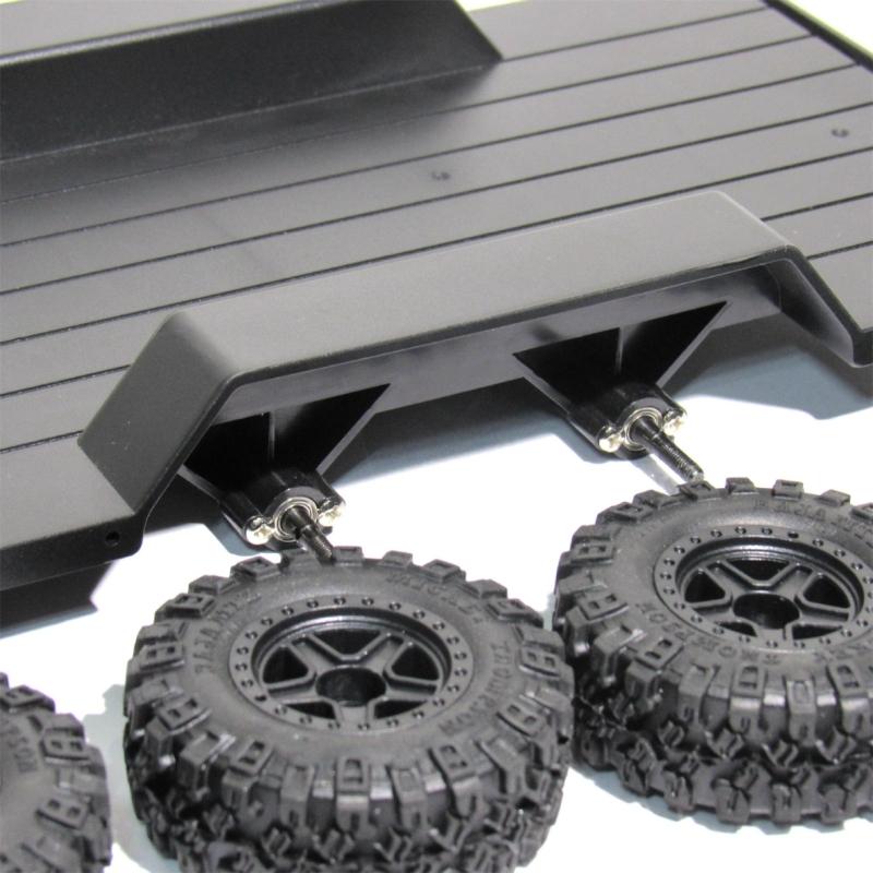 Remote Control Crawlers Car Utility Trailer Assembly Part for 1/18 Remote Control Car Easy Install Modification Kits