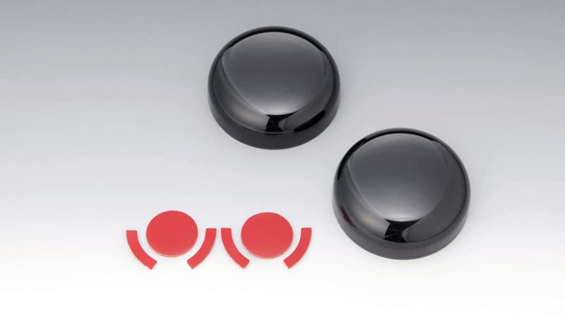 Kijima Motorcycle Dark Smoke Lens Covers for Turn Signals of Parts (Set 2) HD-01289