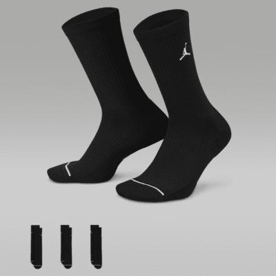 Unisex Air Jordan Everyday Crew Socks (3 Pairs) 'Black/White'