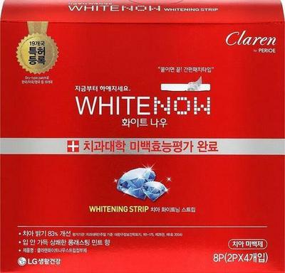 Tiras Perioe White Now 8 Unidades