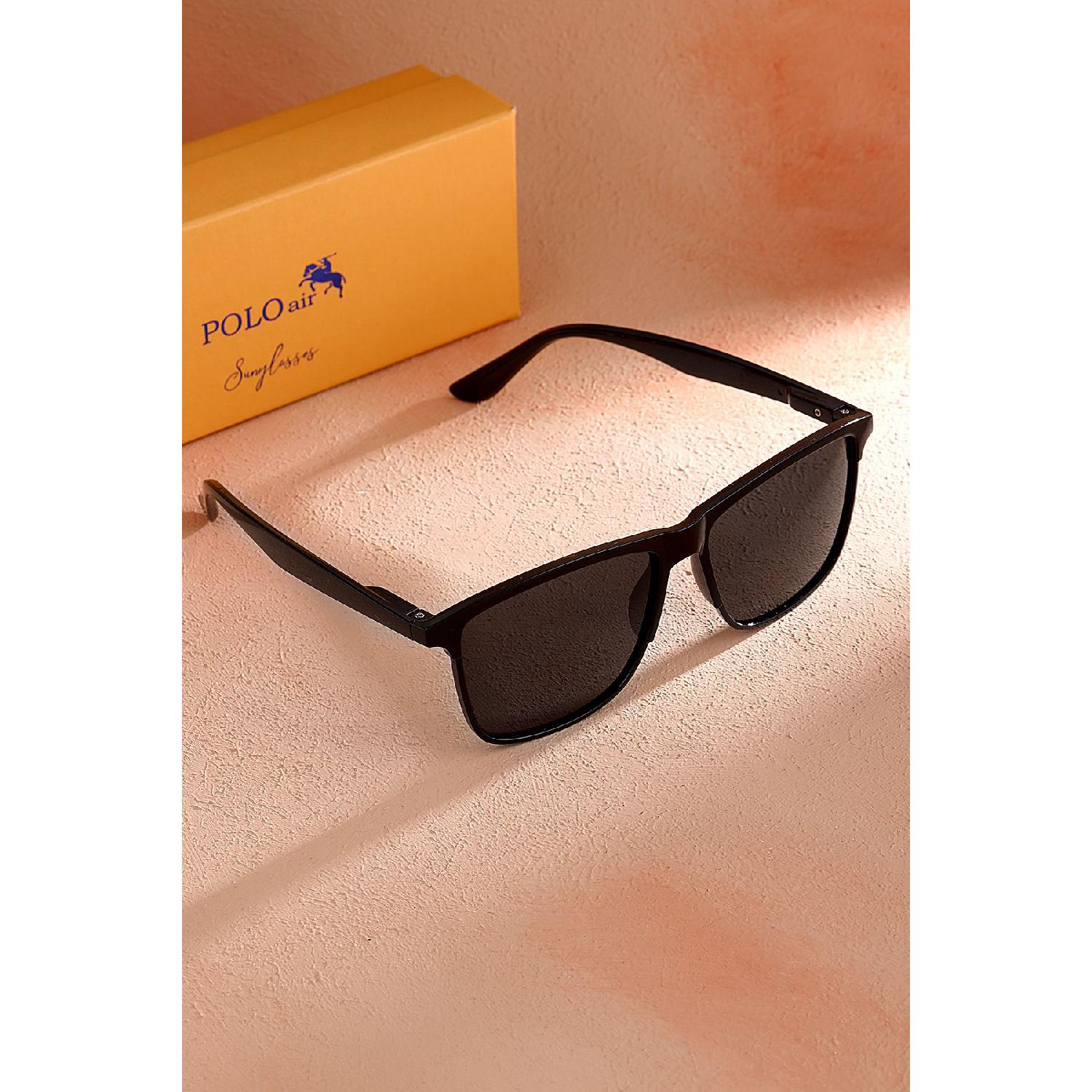 

Framed Drop Polarized Men s Sunglasses Black чорний