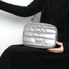 Dámská polstrovaná make-up taška přenosná kosmetická taška organizér vodotěsný zip kabelka toaletní taška pro dívky cestování domácí použití