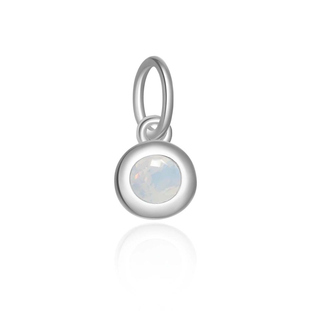 "S925 Sterling Silver Birthstone Pendant Necklace - European & American Design"
