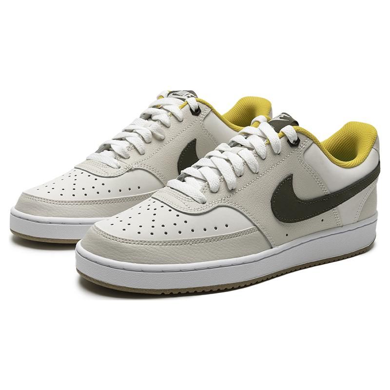 Nike Court Vision Low White Cargo Khaki Men Sneakers Summit-White FV3630-131