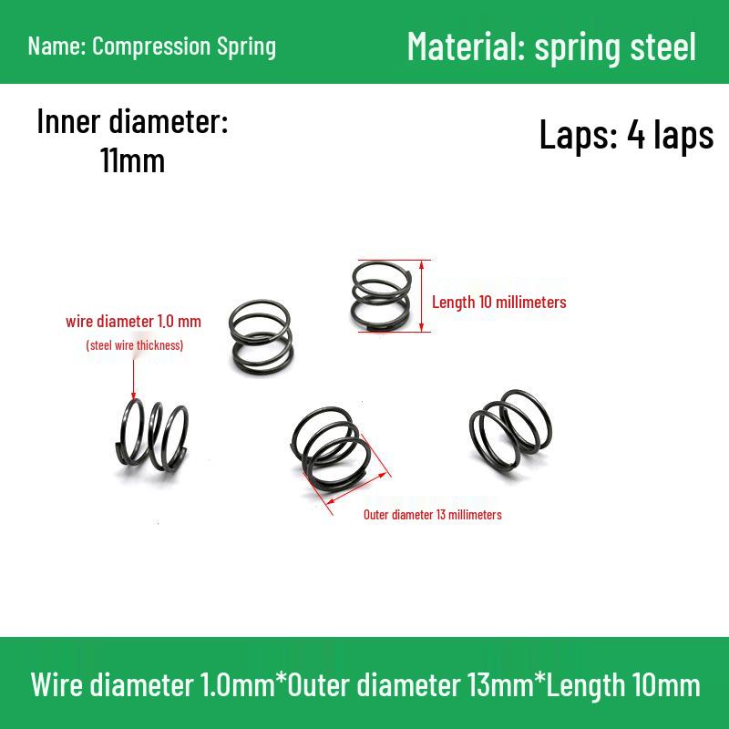 Heavy Duty Y-Type Compression Spring Shock Absorber, 1.0mm Wire Diameter, Outer Diameter 5-20mm.