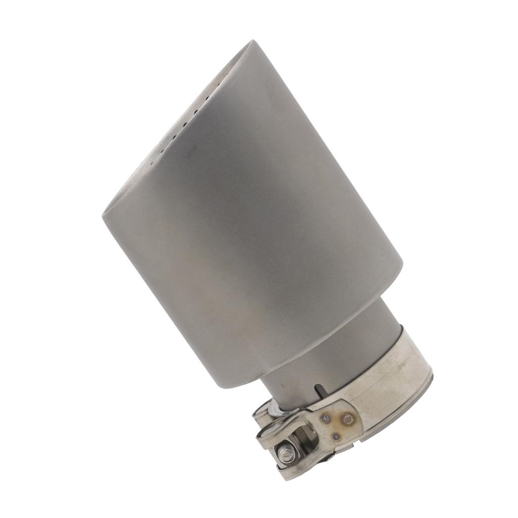 Car Exhaust Tip 2.5 In Black Matte Stainless Steel Muffler Pipe - Foto 8