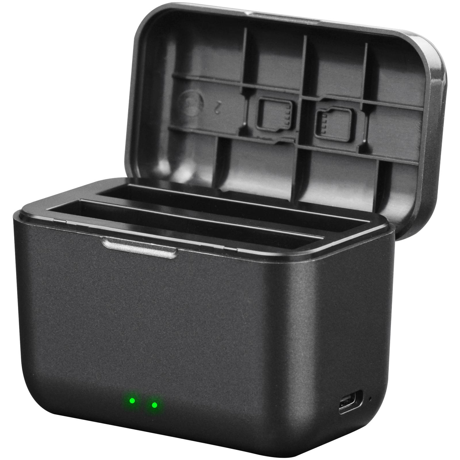 

2850 мАч Высокая емкость Для аккумулятора камеры Insta360 X5+2-слотовое светодиодное портативное быстрое зарядное устройство Для аксессуаров экшн-камеры Insta 360X5 1charger