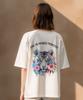OHP Ohpxharmonia Bwhite Tiger Semi-Oversized Short Sleeve T-Shirt