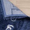 Senko NYNAS Royal Palace Bath 55 X 85 Navy Blue with Elegant 14647 Mat, Approx. Cm, Rhinestones, Design,