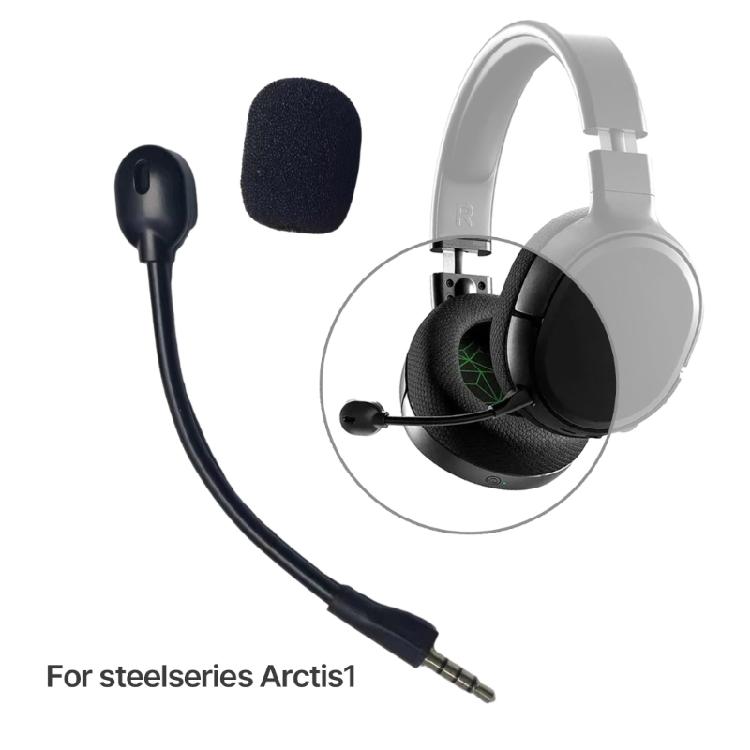 3.5mm Boom Mic for Arctis1 Headset Mic Enjoy Comfortable and Clear Sound