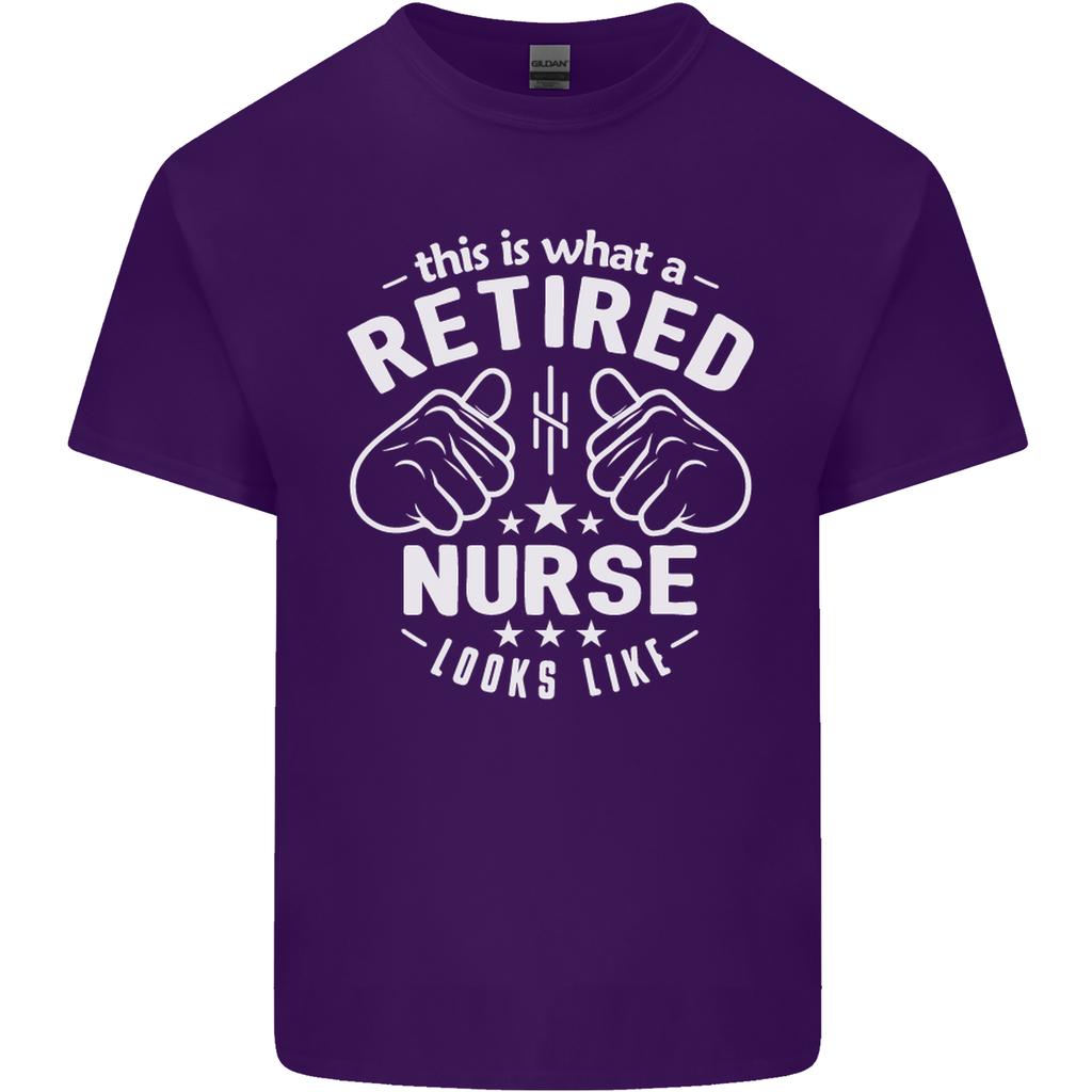This Is What a Retired Nurse Looks Like Unisexs Light Cotton TShirt