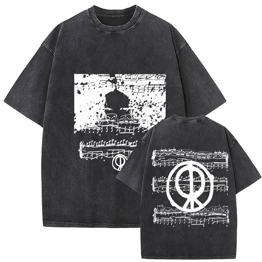 

Rapper Rosalia Lux Tour Vintage Washed T Shirts Unisex Women Hip Hop Pop Music Fashion Short Sleeve Tshirt Gothic Streetwear S