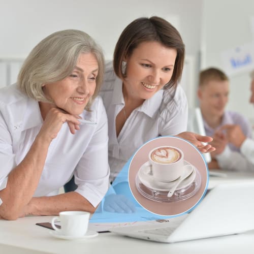 uxcell Acrylic Lazy Susan Rotating Platform, 4-inch Clear Rotating Platform Organizer with Ball Bearings, 360-Degree Rotating Tray, Fragrance Storage