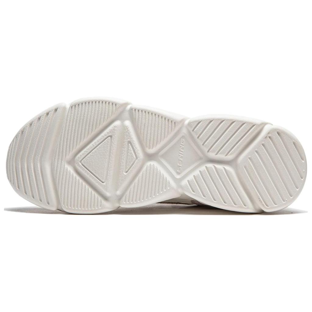 New LiNing Cloud Sea Anti Slip Wear Resistant Casual Shoes Women's White Pink AGCT428-1
