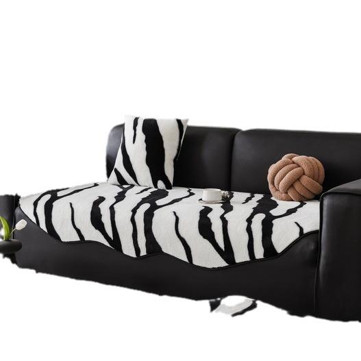 [Soft Tutu Fleece] Special-Shaped Sofa Cushion, Autumn And Winter Plush Non-Slip Seat Cushion, High-End Sofa Cover Cover Cloth