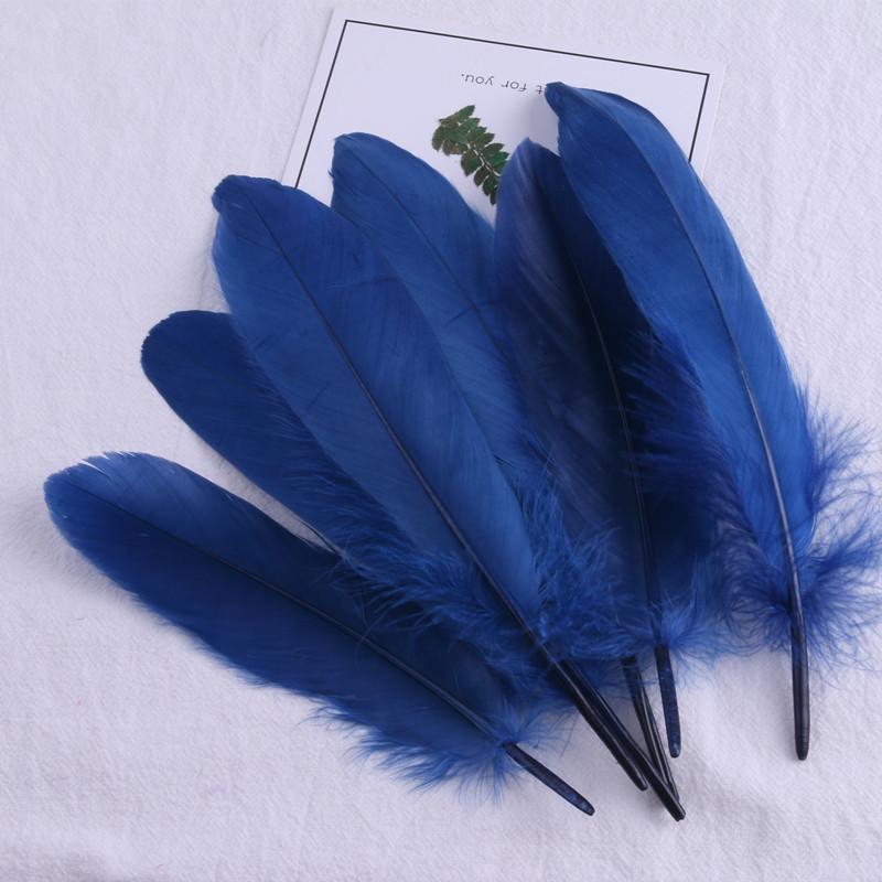 50Pcs28 Color Diy Feather Hard Big Floating Feather Wedding Dress Children Handmade Decoration Materials