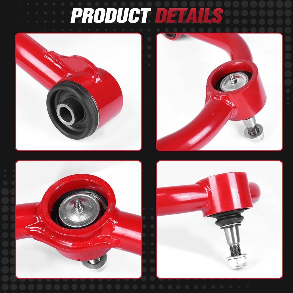 2pcs Front Upper Lift Replacement Control Arms Ball Joints Kit Set for Ford F-150 11-16 Adjustable Control Camber Arms