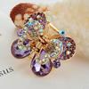 Women's Ellen Clip Hairpin (Purple) Cubic Decoration Point Pin