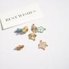 Handmade Alloy Oil Drop Pendant Earrings and Jewelry Accessories
