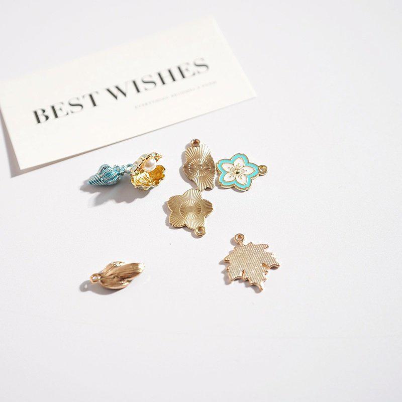 Handmade Alloy Oil Drop Pendant Earrings and Jewelry Accessories