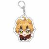 Acrylic Keychain Pendant: Kaveh, Nahida, Wanderer, Xiao, Furina, Scaramouche - Anime Big Mouth Wobbly Design