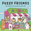 Relaxing Coloring Books Arts Beginners Handicraft DIY Drawing Cozy Friends Book Bold Easy-to-follow Patterns