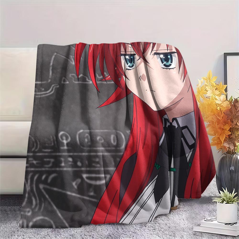 Gremory Print Flannel Blanket, High Quality Comfortable for All Seasons, Home Decor, Warmth and Comfort