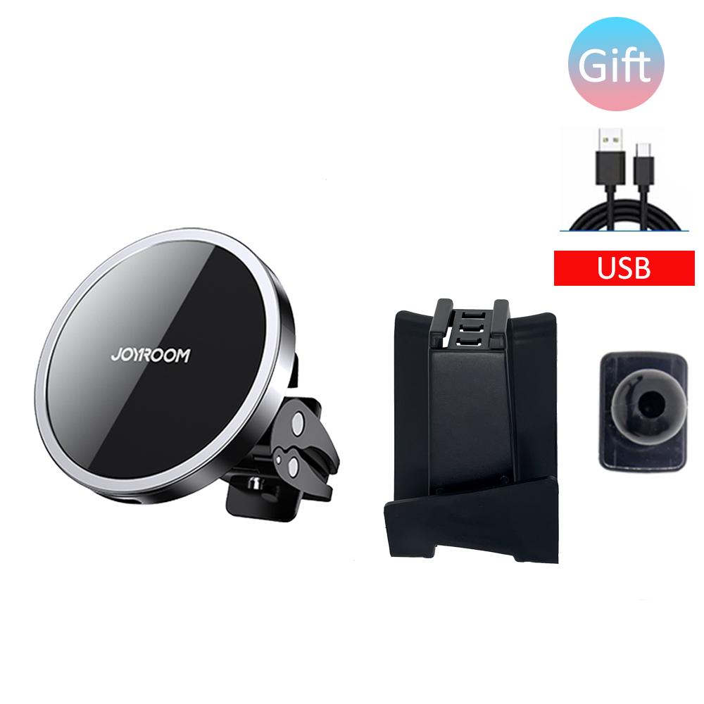 15W držák telefonu do auta pro Mercedes Benz V Class W447 Valente 2015~2025 Magnetické dráty GPS Podpora nabíjení Samolepka Příslušenství