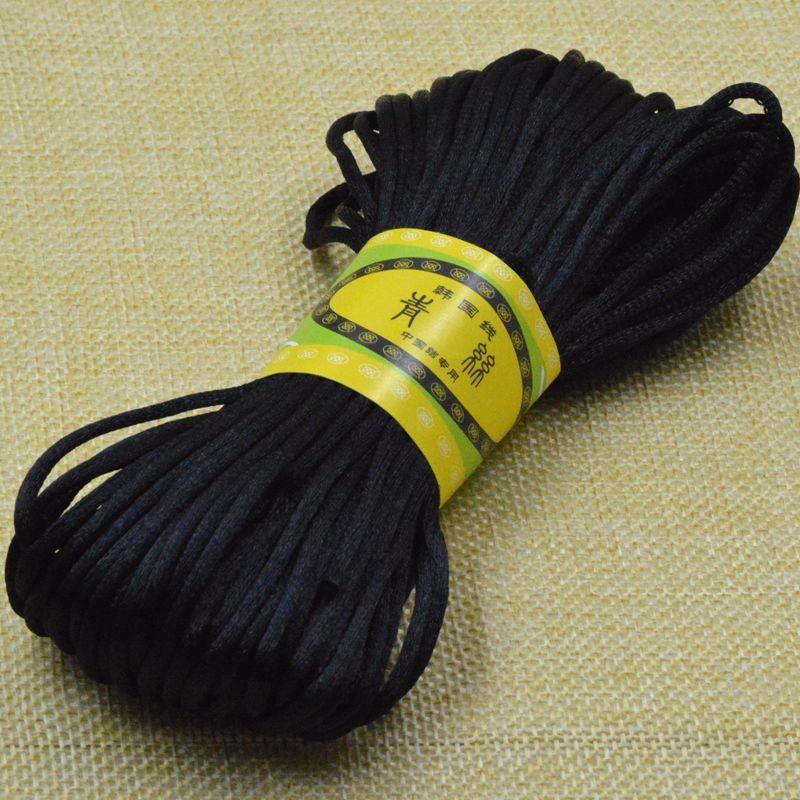 No. 5 Line China Knot Wire Bracelet Jewelry Accessories Braided Rope Diy Handmade Material Silk 20 Meters Per Bundle