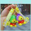 Adorable Cartoon Vegetable Bear Keychain Silicone Accessory Perfect Gift For All Occasions