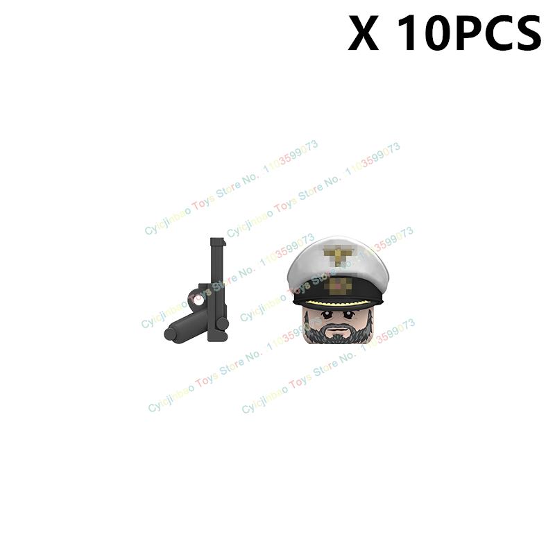 N661-670 NEW Military infantry Soldies Warriors Action Figures Building Blocks Accessories Collection Children's Toys Gifts