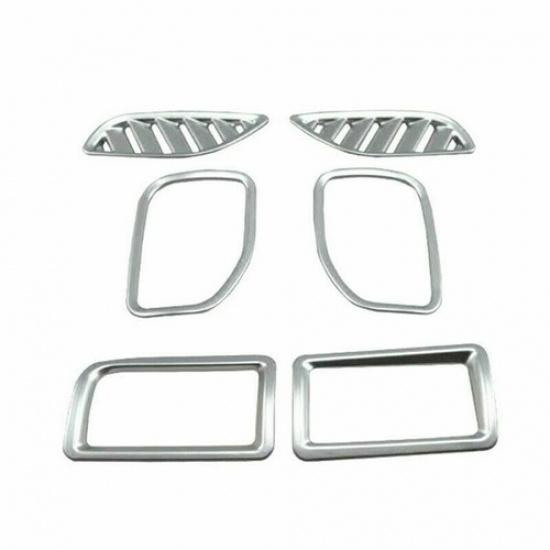 6X Front Dashboard Air Outlet Vent Cover Trim For Mitsubishi Outlander 2016-2021