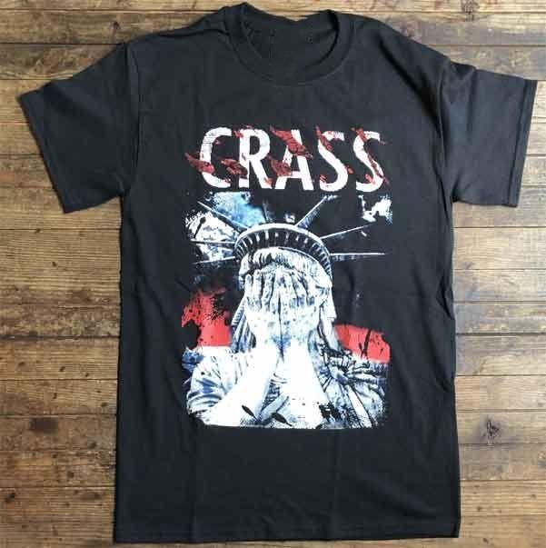 Statue of Liberty Crass Band Shirt Classic bLACK Unisex S-5XL ND1481 Unisex T-Shirt S